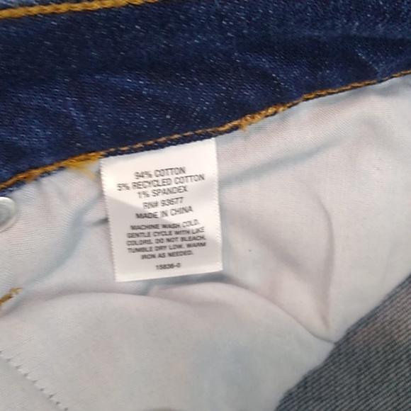 Natural Weave Straight Leg Denim Jeans - Size 33x30 - Picture 9 of 9